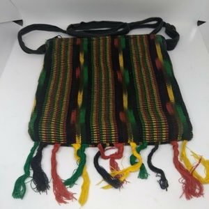 Jamaican Theme Cross Shoulder Kinte Cloth